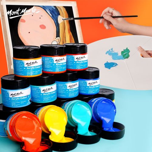 蒙玛特(mont marte) 丙烯颜料套装手绘涂鸦墙绘t恤diy丙烯画 100ml