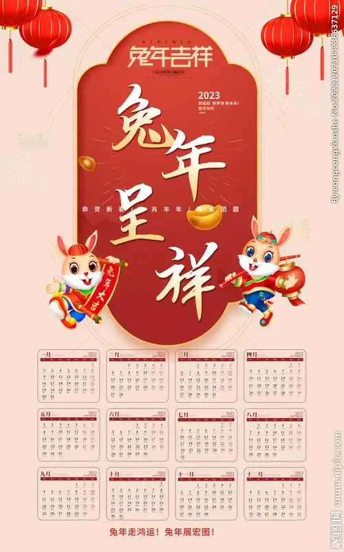 2023年日历