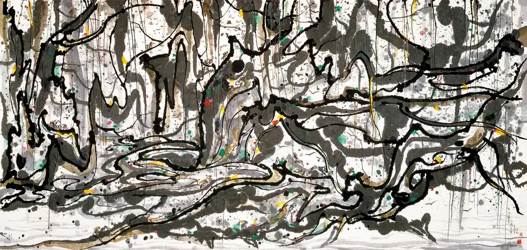 吴冠中《画眼》大师文字,作品欣赏,第五更_百雅轩-站酷zcool