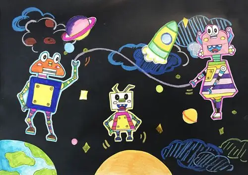 儿童创意画,diy等课程以及油画, 墙绘等高端定制服务为一体的美术绘画