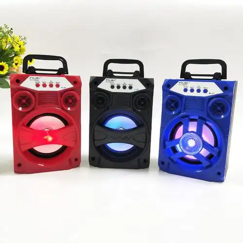 厂家直销新款广场舞蓝牙小音箱手提户外无线手机便携插卡fmb18