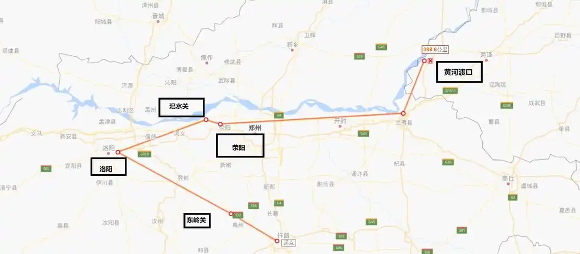 说说《三国演义》中的地理错误:关羽"过五关斩六将"的谜之走位