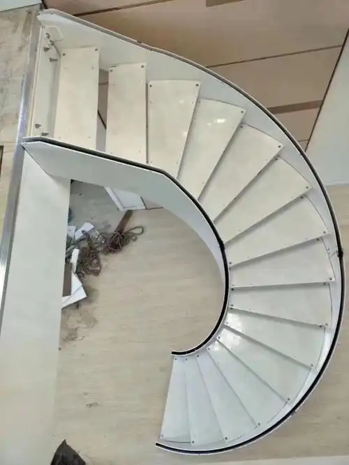 兰州酒店箱体弧形楼梯设计价格