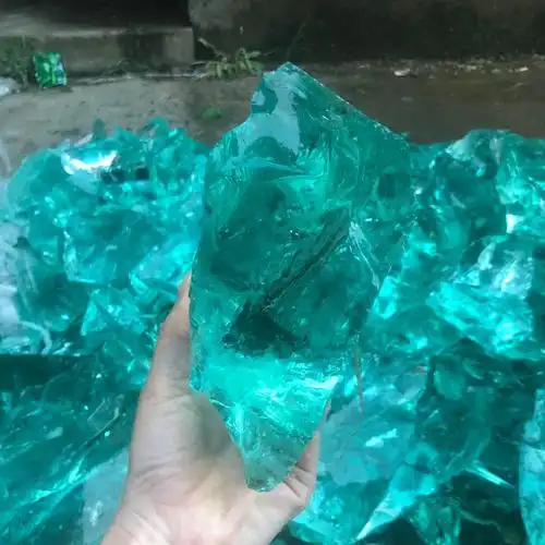 装饰用玻璃景观石玻璃石玻璃块景观石