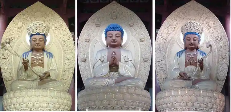 文殊师利勇猛智,普贤慧行深愿海