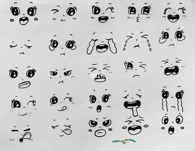 儿童表情简笔画