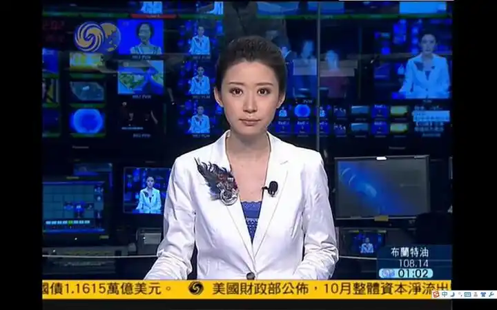 凤凰卫视资讯台201229早9点的正点播报的主持人是谁,截了个以前节目的