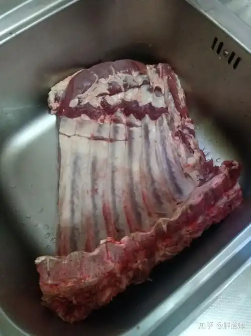 割它半扇拿回来洗干净的