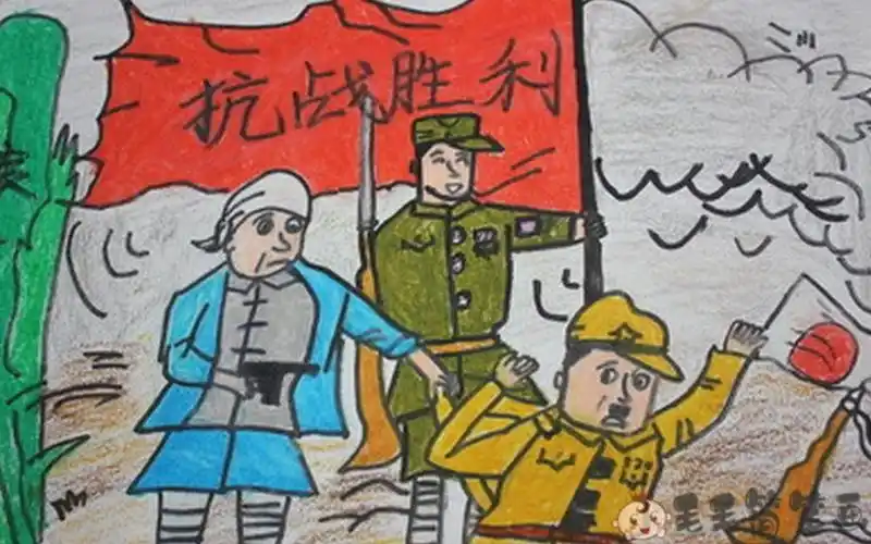 长征儿童画红色故事儿童画