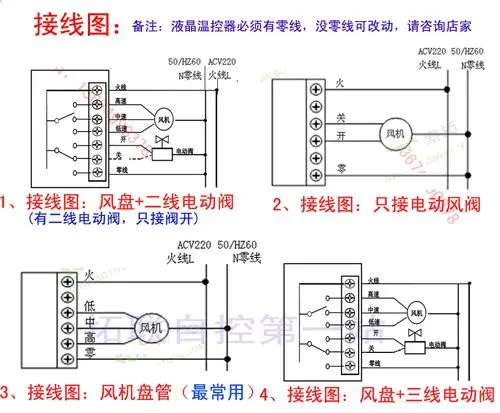 师傅们好,盘管风机怎么接线,求接线图