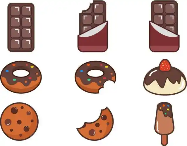 巧克力简笔画 巧克力简笔画超简单