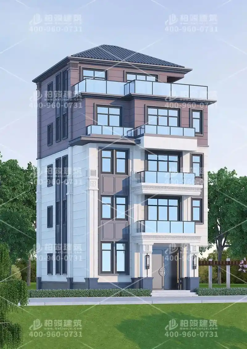 农村自建房.五层新中式别墅,小开间#农村自建房 #农村生活  - 抖音