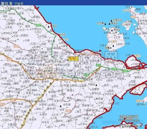 镇海区地图全图高清版