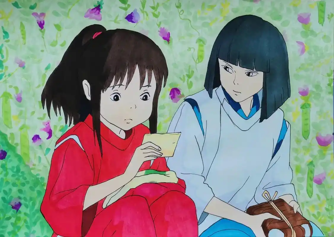 千与千寻 漫画手绘.#手绘 #漫画 #绘画96 #动漫人物绘 - 抖音