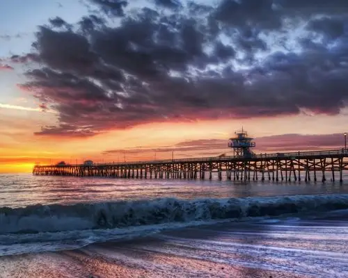 海岸码头黄昏美景 高清壁纸 #16 - 1280x1024