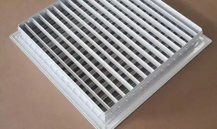 双层百叶风口 空调出风口 铝合金材质 | 风机盘管|空调机组|圳泽空调