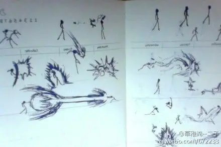 下图中的火柴人漫画是用什么笔画的?