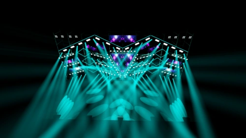 电音节舞台灯光设计