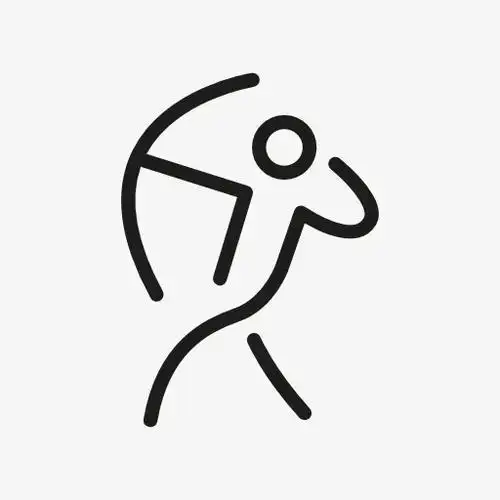 正在射箭的人简笔画