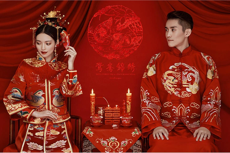 唐装婚纱照好看吗怎么拍