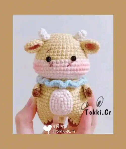 十二生肖之牛牛图解来啦～#钩针图解