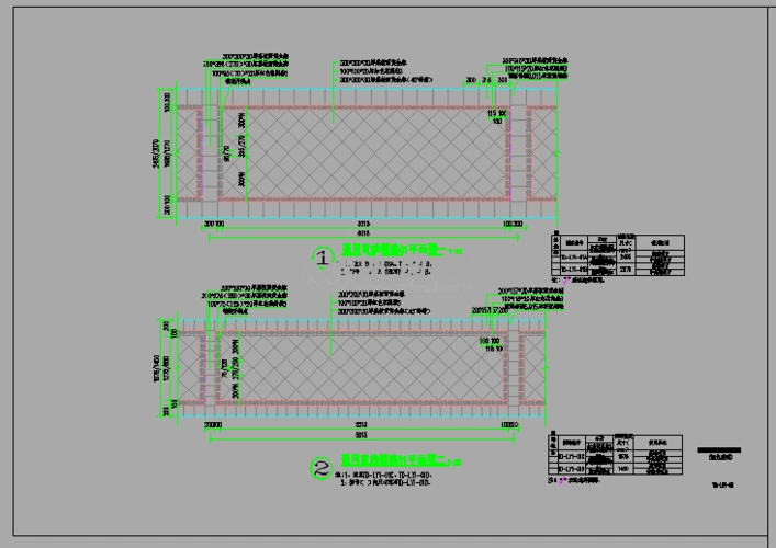 通用直线园路红色和灰色系列铺装标准化设计