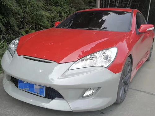 适用现代劳恩斯酷派汽车改装件前杠后杠侧裙爆改改装马丁版大包围