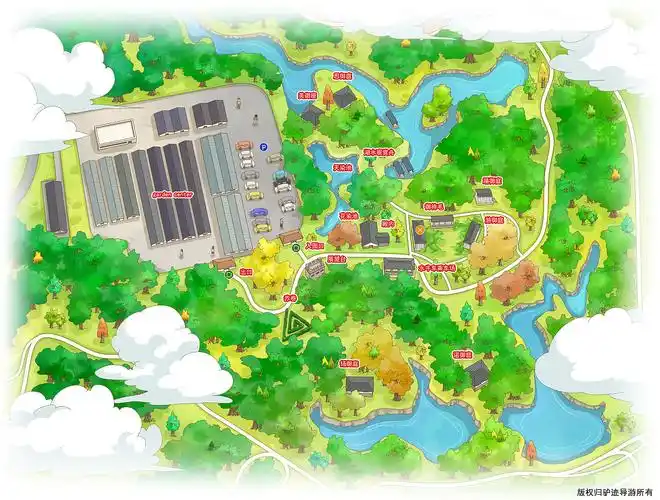 景区手绘地图汇总-公园篇