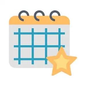 设计png元素2022日历蓝色简约卡通3d立体日历台历图标icon素材元素