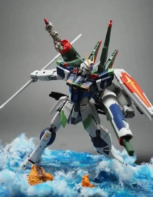 mg比例炮装脉冲高达水中作战场景