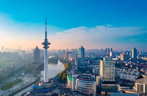 江苏省南通市电视塔城市环境