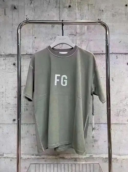 fearofgod6thfg反光炫彩短袖