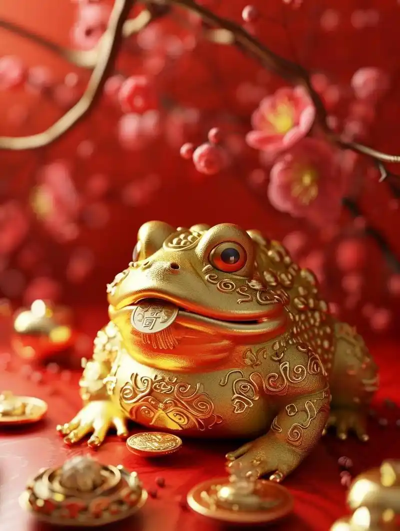 八方来财,势不可挡|招财金蟾(咒语) 八方来财,招财金蟾助你势不可挡!