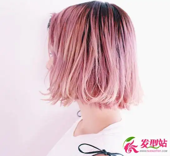 粉红色染发正流行少女pink时尚感十足