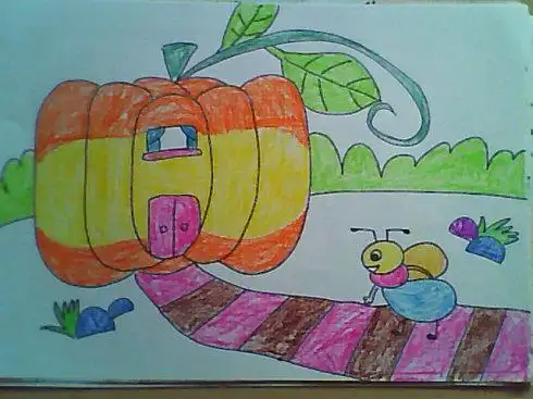 画画玩玩很有意思幼儿园的有趣的事简短幼儿园全家福简笔画分享展示美