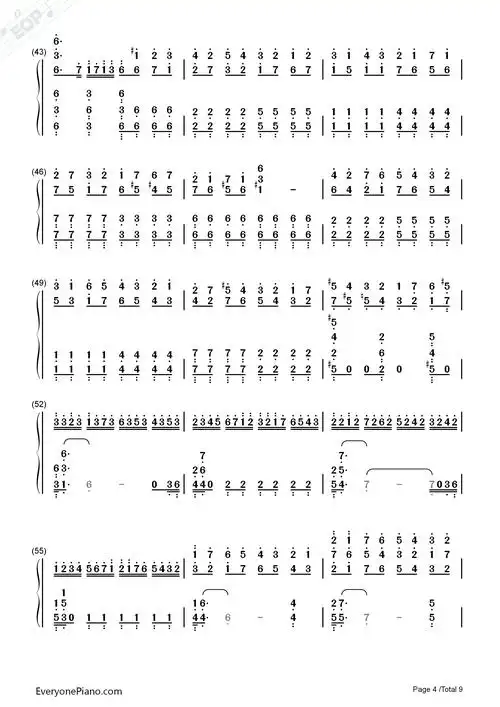 劲乐团v3贝多芬悲怆第三乐章改编双手简谱预览4