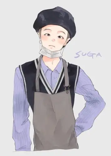 闵玧其手绘,搜图不易,留图请点赞,专辑内所有图片均有才阿米所绘,我