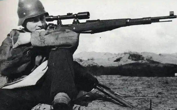 二战巅峰之作98k,产量1460万支,装有6倍镜,可射杀1000米目标_毛瑟步枪