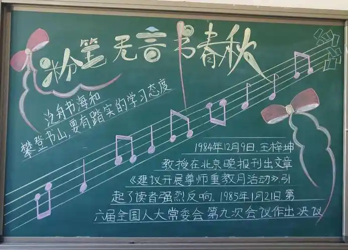 孙丽莹粉笔《黑板报》