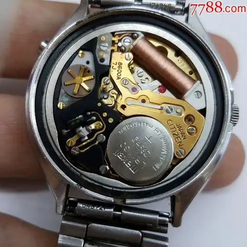 【美品】日本-西铁城-crystron系列-石英男表【高端8600a机芯】