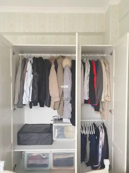 宜家衣柜格局还是挺满意喜欢挂衣区多点