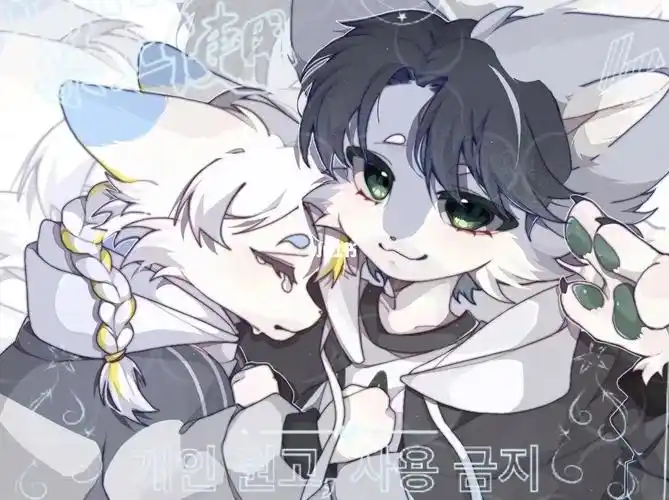 是家里的小情侣,共养的,不给画师#兽设  #furry  #oc  #稿件展示  p2