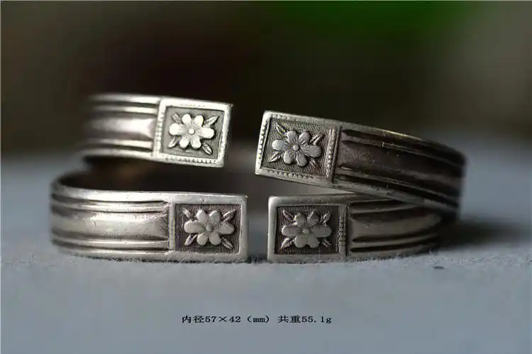 古董首饰  #老银器  #老银手镯