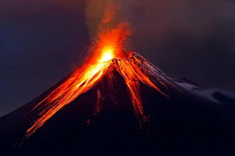 volcano erupts in southern japan