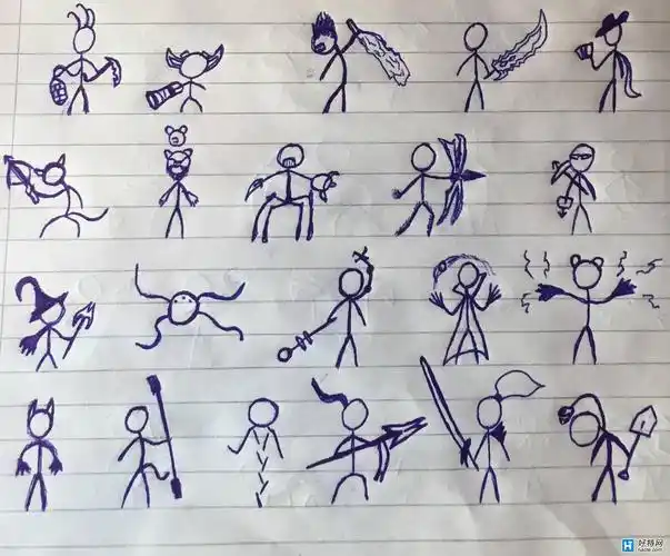 灵魂画师现身玩家实力手绘全英雄火柴人