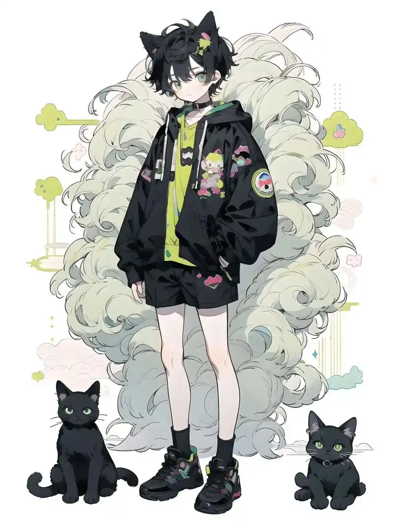 动漫男生全身.#这画是用了亿点点魔法吧 #好看的动漫头像 # - 抖音