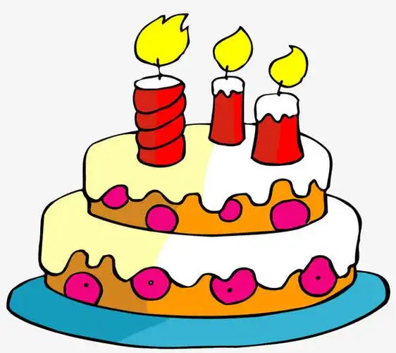 手绘生日蛋糕