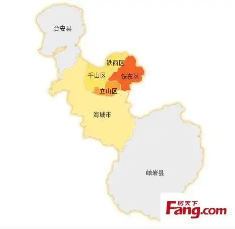 2013辽宁省鞍山新房平均价是多少?