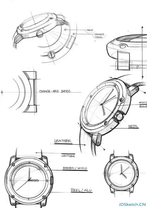 机械手表手绘表现方案