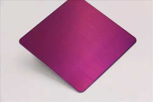 201紫红色不锈钢佛山不锈钢304不锈钢拉丝紫红色板